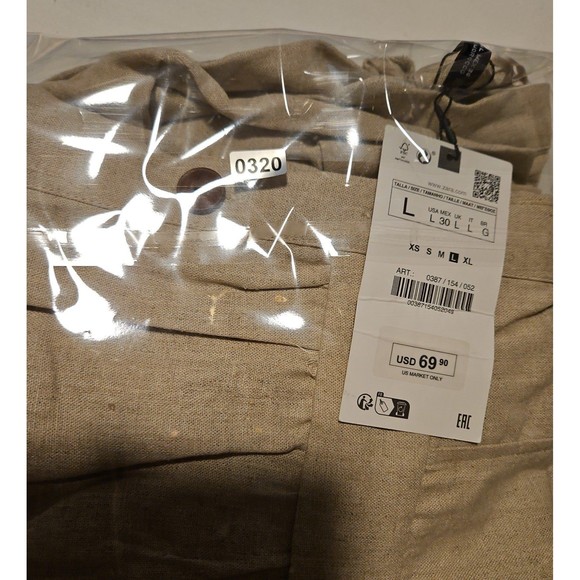 Zara long straight fit linen blend jumpsuit - Picture 9 of 9